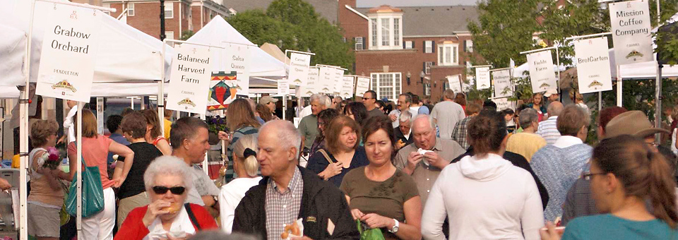 booths at farmer market