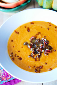 Pumpkin coconut soup