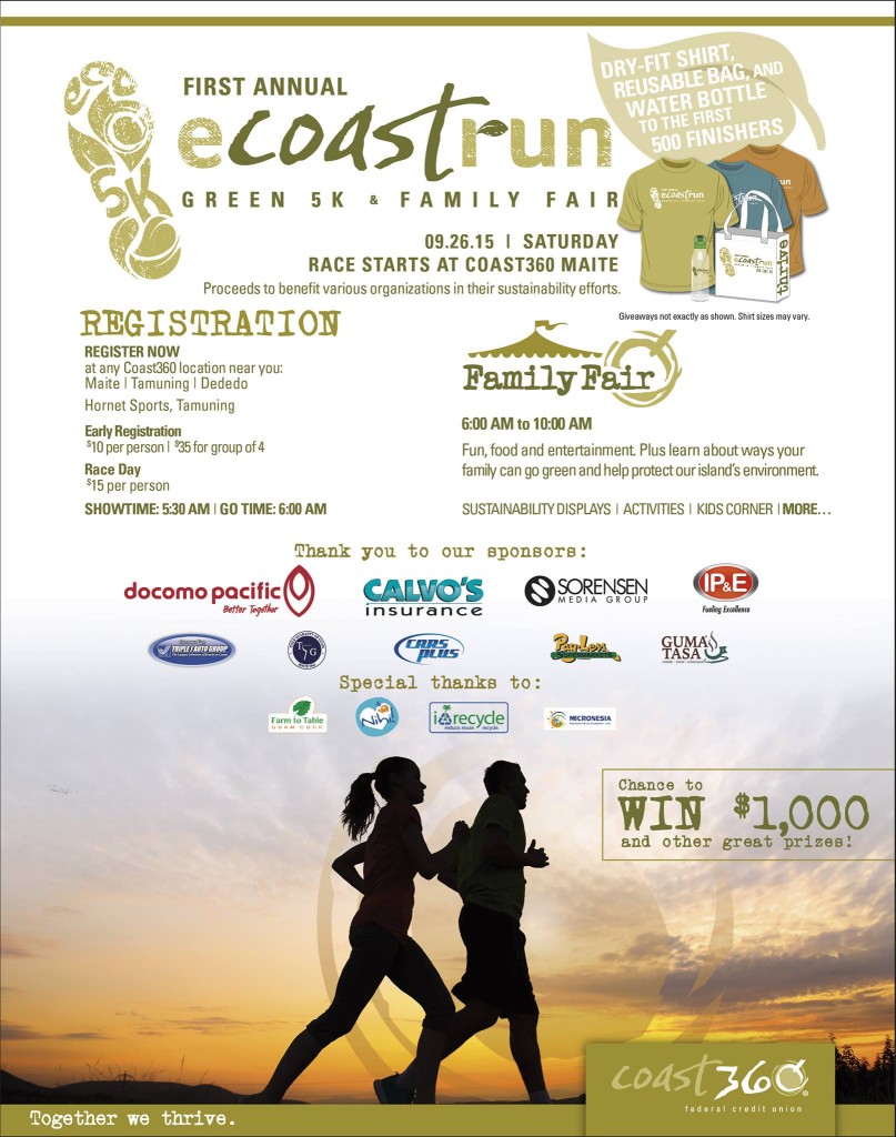 eCoast Run and Family Fair Flyer